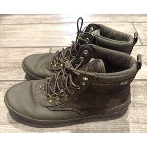 Keds Scout II Camo Print Boot Olive Green Size 9 Lace Up Rain Insulated